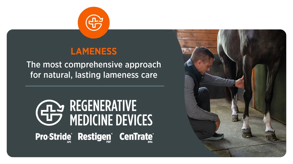 Zoetis regenerative medicine devices for lameness